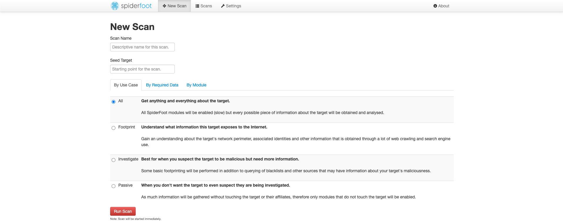 /telekom-security/tpotce/raw/commit/fb860fb86101eba60f2b8f435516629d4aeebdc7/doc/spiderfoot.png